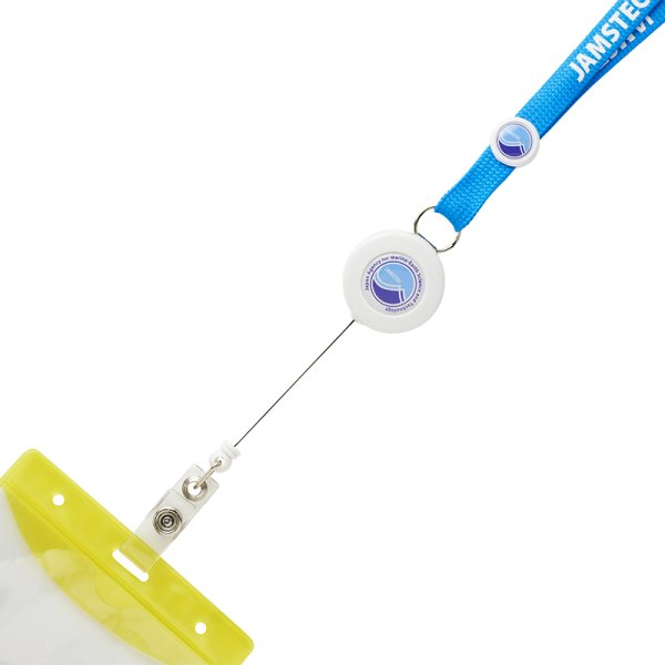 画像3: 08 ネックストラップ JAMSTECロゴ（リール付） (3)